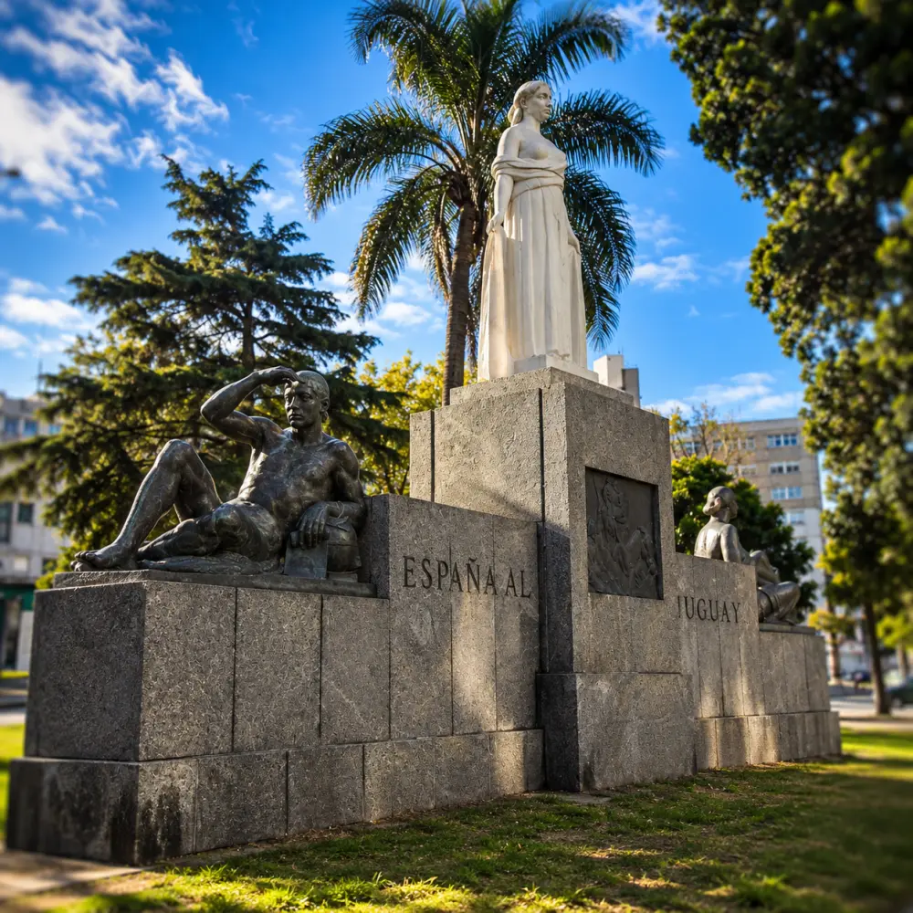 Plaza España a Uruguay